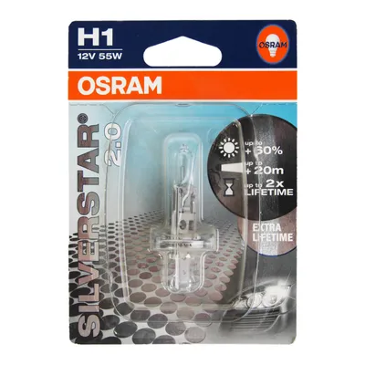 Immagine prodotto di Lampadina H1 55W 12V SilverStar 2.0