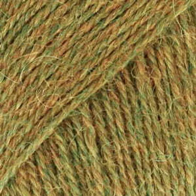 Produktbild von Drops Alpaca Garn 7233 Oliven Mix - 100% Superfeine Alpaka, 167m/50g, Sportstärke