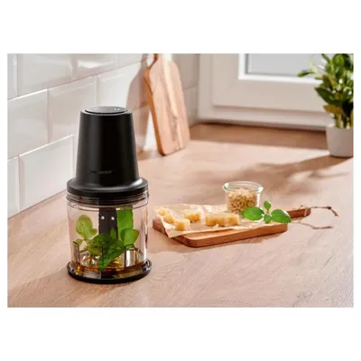 Produktbild von SILVERCREST Multi Zerkleinerer  Mixer 260 W Turbotaste Gemüse Zwiebeln Nüsse Schwarz NEU