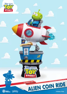 Produktbild von Beast Kingdom Toys Toy Story Alien Coin Ride D-Stage Diorama Statue 15 cm BKDDS-036