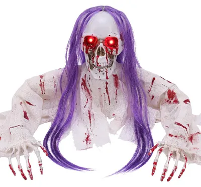 Productafbeelding van Clayre & Eef Halloween-decoratie, wit, kunststof