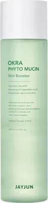 Produktbild von JAYJUN – Okra Phyto Mucin Skin Booster, 200 ml beruhigendes Gesichtswasser
