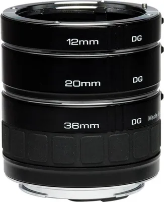 Produktbild von Kenko Automatic Extension Tube Set DG, Nikon F-AF, Schwarz