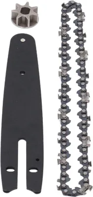 Zdjęcie produktu dla Stalowe koło zębate 186 mm, prowadnica 230 mm, mini piła łańcuchowa 6 cali