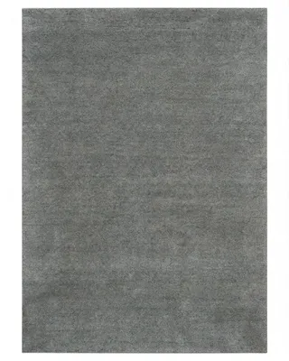 Imagen del producto de Alfombra de lana gris oscuro, 350 x 250 cm. Fabricada con una alta calidad de lana, con una densidad de 80% lana de oveja y 20% lana. Diseño atemporal