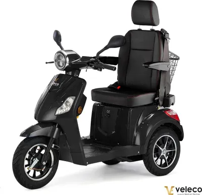 Immagine prodotto di Scooter elettrico Veleco Draco - sedile del capitano con schienale alto - 800W - allarme - telecomando - scooter mobilità