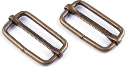 Produktbild von 10 Regulatoren 13x25mm Gurtschieber Stegschnalle Schiebeschnalle Gurtversteller