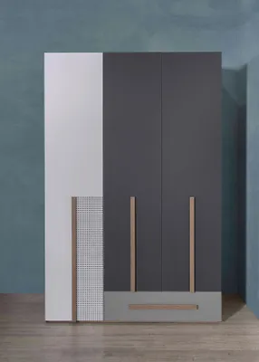 Produktbild von Schrank Modern Stil Schränke Regal Kleiderschrank Jugendzimmer Holz