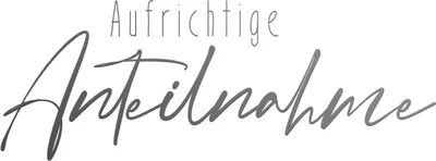 Produktbild von Trauer  Beileid  Kondolenz - Trauerkarte im Format 11,5 x 17