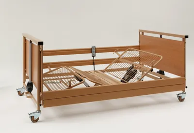 Produktbild von Burmeier Allura II Krankenpflegebett Seniorenbett bis 250kg Belastbarkeit 120x200cm