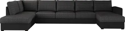 Produktbild von MIRJAN24 Ecksofa Wilma Large, U-Form Polsterecke vom Hersteller, Schlafsofa mit zwei Bettkasten, Wohnlandschaft (Soft 011 + Majorka 03, Seite: Links)
