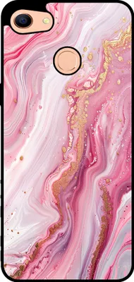 Produktbild von Smartphonica Telefon Fall geeignet für Oppo F5 mit Marmor-Druck - TPU zurück Abdeckung Fall Marmor-Design - Pink