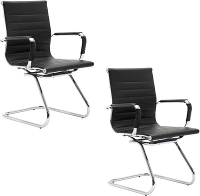 Produktbild von Freischwinger-Stuhl - Besucherstuhl - Konferenzstuhl - Bürostuhl - Besprechungsstuhl - Ergonomisch