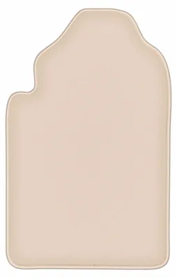 Produktbild von DURBAN Beige Velours-Fahrerfußmatte für SsangYong Rexton II SUV (2006-2012)
