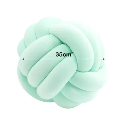 Image de CANDeal 35cm Coussin à nouer, Coussin noué pour canapé, lit, décoration, Coussin décoratif Nœud, Coussin boule à nouer