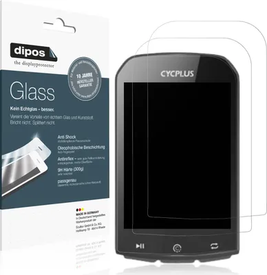 Obrázok produktu pre 2x dipos GlassAR Cycplus GPS M1