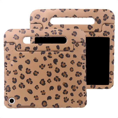 Productafbeelding van imoshion Kidsproof Design Backcover met handvat voor de Samsung Galaxy Tab A11 Plus / A9 Plus - Panterprint