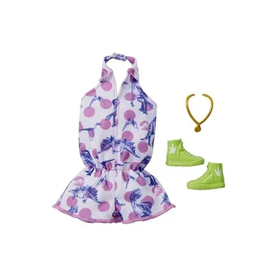 Produktbild von Barbie Fashions Complete Looks 1 of Doll Clothes Inspired by Popular Brand Roxy, Geschenk für Kinder 3 bis 8 Jahre alt Barbie