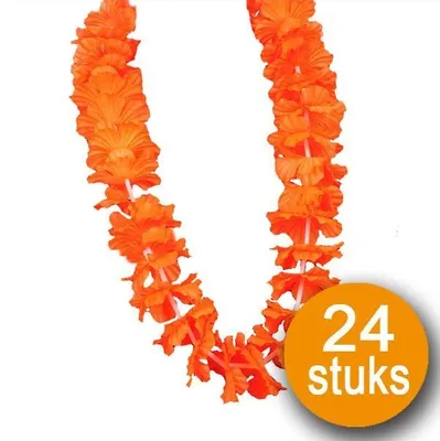 Produktbild von Orangefarbene Dekoration | 24 Stück Orangenkranz Hawaii de Luxe