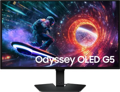 Obrázek produktu pro Samsung 27FG502 27" Odyssey G5 OLED DisplayPort 180 Hz, HDMI 144 Hz 1 ms 2560x1440 DP HDMI Černá