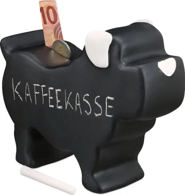 Produktbild von Sparschwein Hund für Etikett