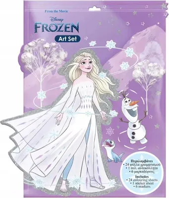 Image de Livre de coloriage avec autocollants Frozen