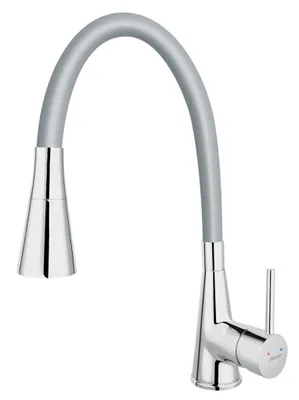 Obrázok produktu pre Kuchynská batéria Ferro 70720.0S so sprchou chróm sivá