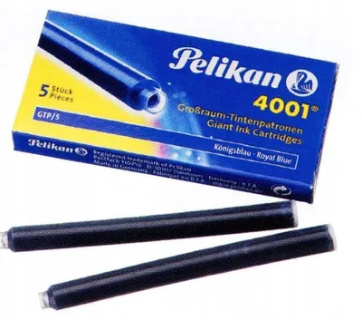 Produktbild von Pelikan Lange GTP Tintenpatronen Blau 5 Stück