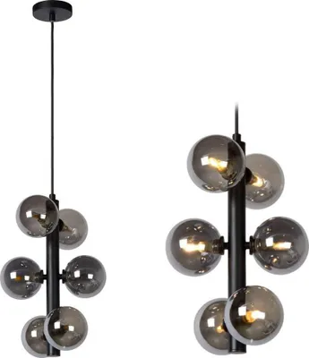 Image de Lampe Suspendue Toolight APP1163-6CP Black Grey