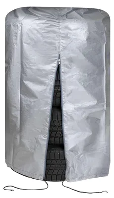 Obrázok produktu pre Sada 4 krytov na pneumatiky, materiál 210D Oxford, odolné voči prachu a vlhkosti, priemer 80 cm, výška 118 cm
