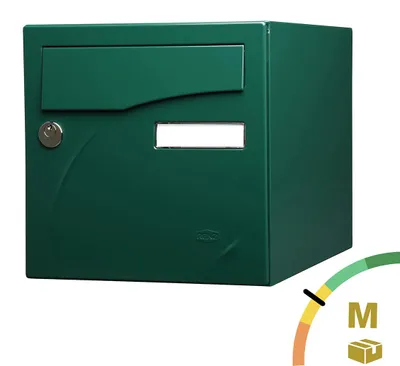 Image de Boite aux lettres Préface 1 porte Vert RAL 6005 M - RENZ - 231111