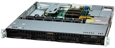 Produktbild von Supermicro UP SuperServer 511R-M - Server - Rack-Montage - 1U - keine CPU - RAM 0 GB - SATA/SAS - Hot-Swap 8.9 cm (3.5")