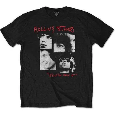 Produktbild von The Rolling Stones Photo Exile Black M T-Shirt