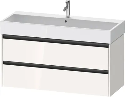 Produktbild von Duravit Ketho.2 Wastafelonderkast 118,4x46x54,9 cm Hoogglans Wit