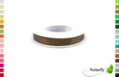 satinband 10mm 9mm 12mm doppelseitig doppelsatinband braun schokobraun milchschokolade goldbraun kastanie