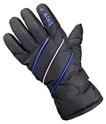 Produktbild von Areco Skihandschuh Juniors Schwarz/Blau 4