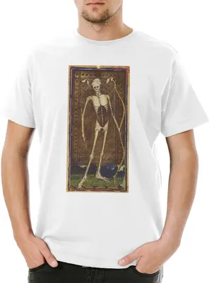 Produktbild von Urban Backwoods Tarot Arcanum Death, Herren T-Shirt, Farbe: Weiß, Größe: L