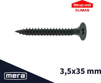 Produktbild von Wkręt-met Gipskartonschrauben für Metall 3,5x35 1000 Stk.