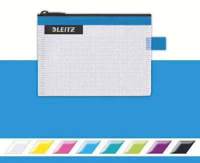 Produktbild von Leitz 40240036, Unisex, Zubehörtasche, Klein, Reißverschluss, Wasserfest, Blau