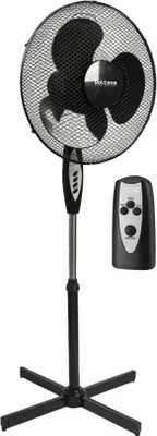 Obrázok produktu pre Podlahový Ventilátor Čierny+Diaľkové Ovládanie 40Cm
