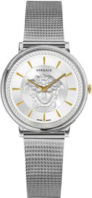 Produktbild von Versace Damen Uhr Armbanduhr V-Circle VE8102019 Edelstahl