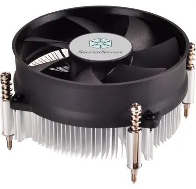 Produktbild von Silverstone NT09-115X, Kühler, 9,2 cm, 550 RPM, 2500 RPM, Aluminium, Schwarz