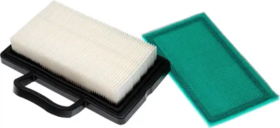 Produktbild von vhbw 1x Vorfilter, 1x Luftfilter kompatibel mit John Deere X165, X155 R, GX145, Z425, D130, X140, D140, X130 K Rasentraktor - 2-tlg. Filter-Set