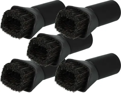 Produktbild von vhbw 5x Staubbürste Möbelbürste kompatibel mit Kärcher NT 55/1 Tact Te H, NT 55/1 Tact Te, NT 551 BS, NT 551 Staubsauger mit Rundanschluss 35 mm - 7cm