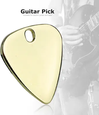 Obrázok produktu pre Kovový gitarový pick, gitarový pick, kovový gitarový pick, gitarový pick, gitarové príslušenstvo