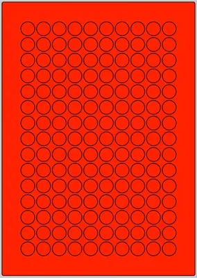 Produktbild von 1500 15mm Markierungspunkte 10 Blatt rot