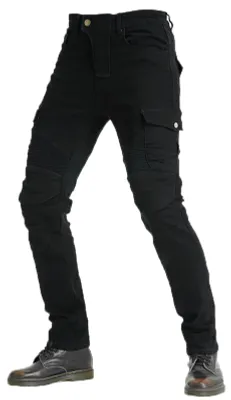 Produktbild von Solidchoice – Herren Motorradjeans mit abnehmbaren Schutzpolstern