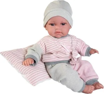 Produktbild von Antonio Juan 70331 TONETA – realistische Babypuppe mit Geräuschen und weichem Stoffkörper – 34 cm