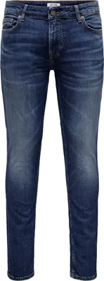 Produktbild von ONLY & SONS Slim Fit Jeans Basic Denim Hose ONSLOOM Tapered Trousers Stone Wash Größe: 29W / 30L