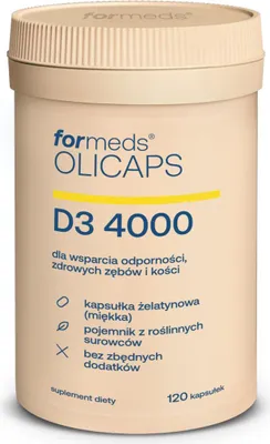 Productafbeelding van ForMeds Olicaps D3, 4000 IU, 120 capsules